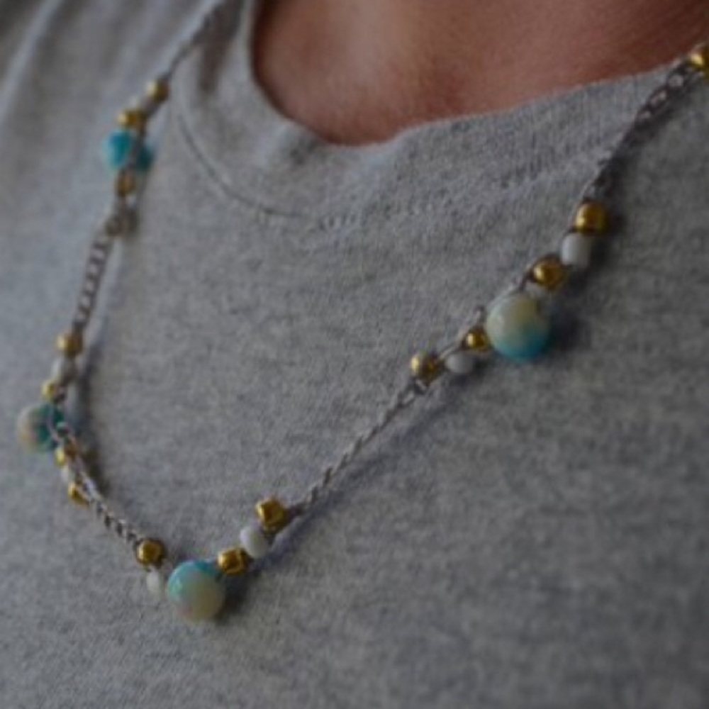 24” Handmade Necklace/ Wrap Bracelet